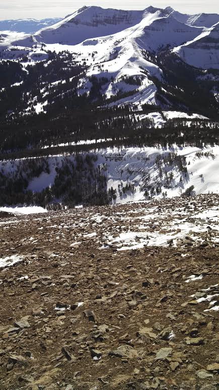 Chippewa Ridge Avalanche_looking south Chippewa Ridge Avalanche_looking south