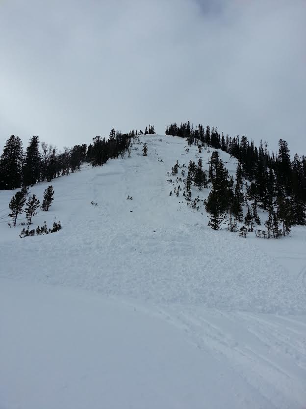 Snowmobiler triggered slide: Lionhead Snowmobiler triggered slide: Lionhead
